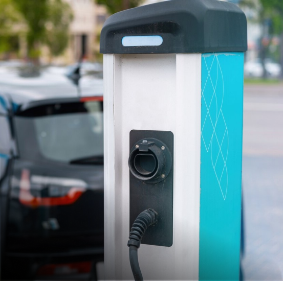 Finished residential EV charging installation