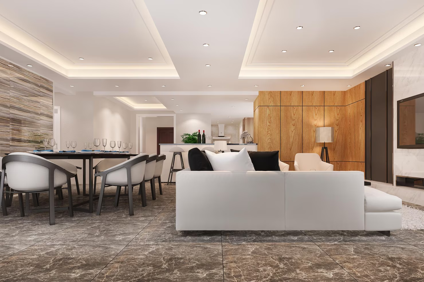 Luxury residential interior electrical fit-out